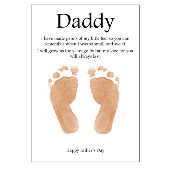 4 Father's Day Footprint Keepsakes Davenport House Clinic